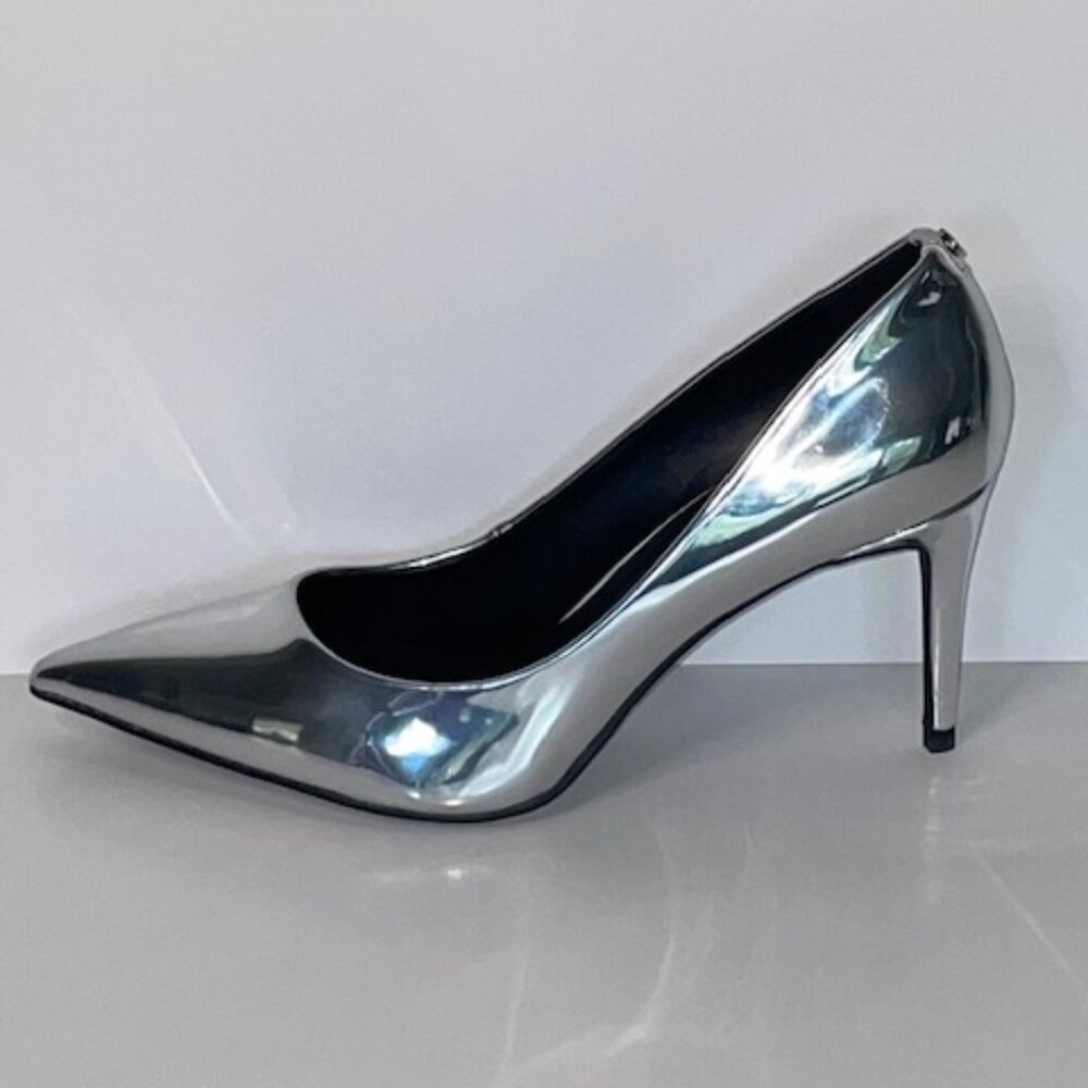 DKNY LETTY Pointed Toe Metallic Pumps